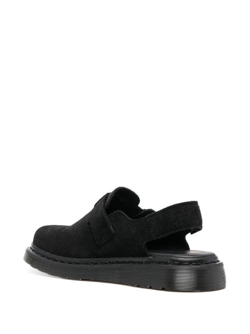 Black Jorge Buckled Suede Sandals