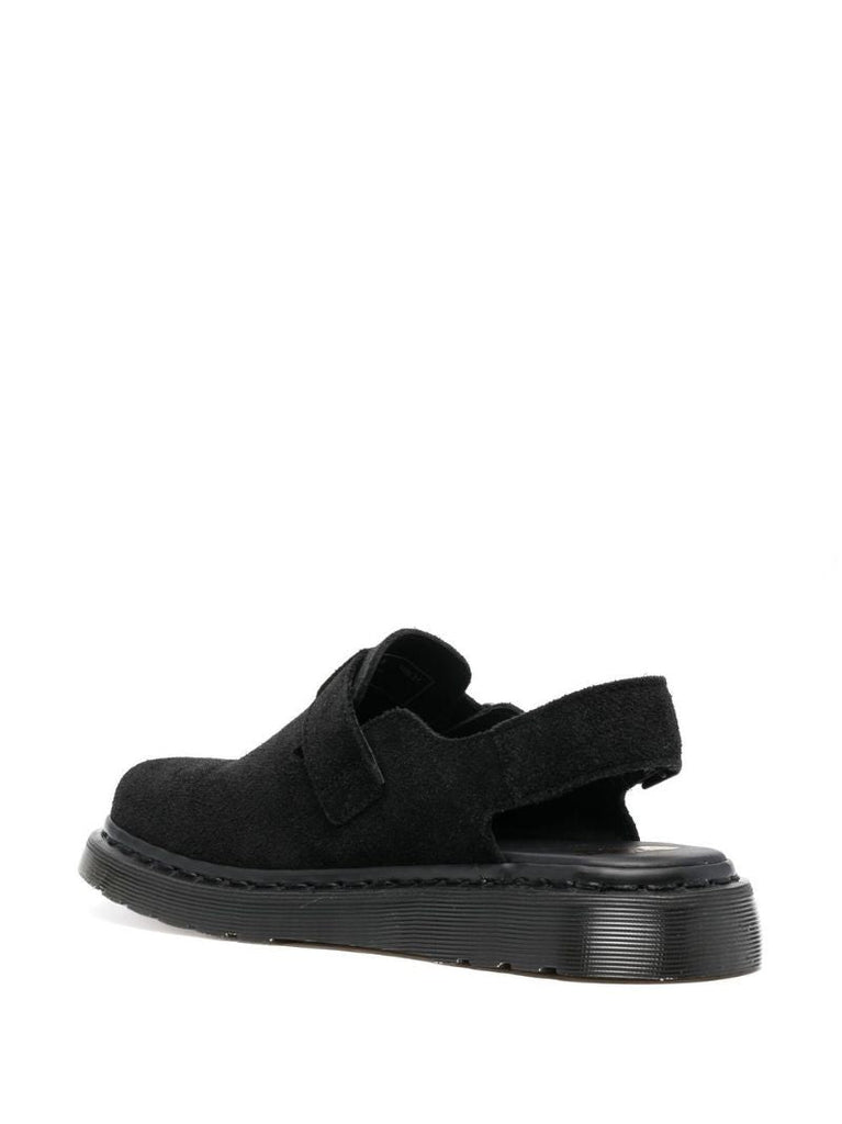 Black Jorge Buckled Suede Sandals
