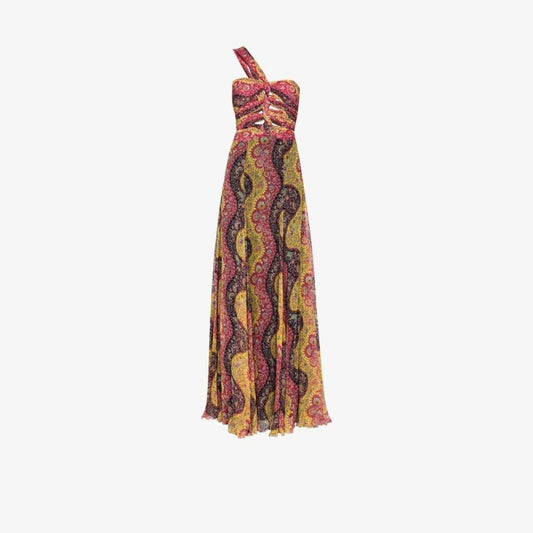 Paisley Print Maxi Dress