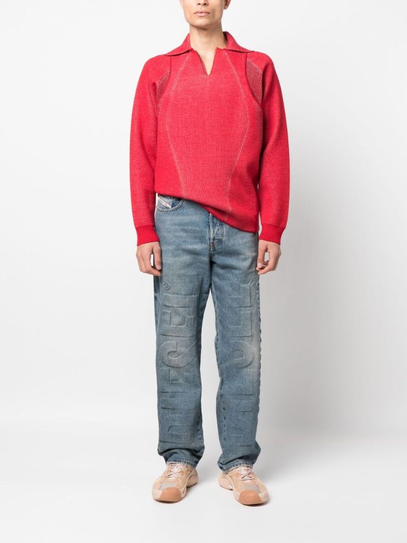 Blue 2010 Straight-leg Jeans