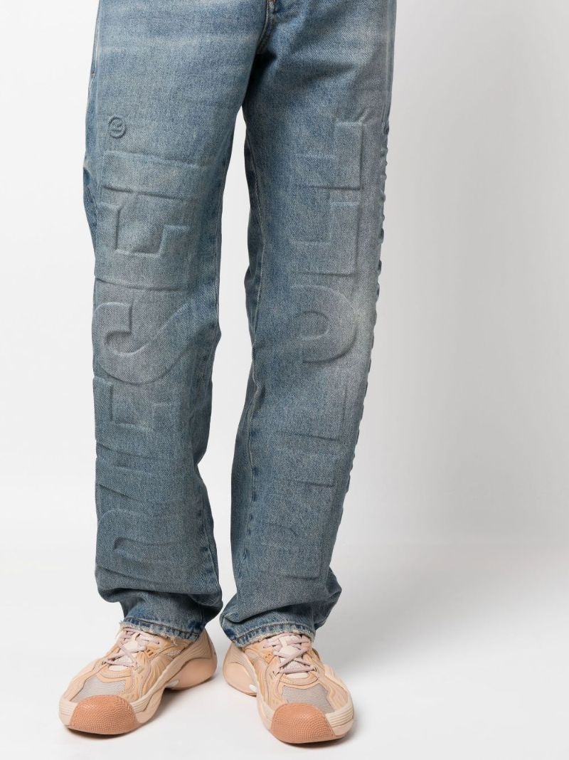 Blue 2010 Straight-leg Jeans