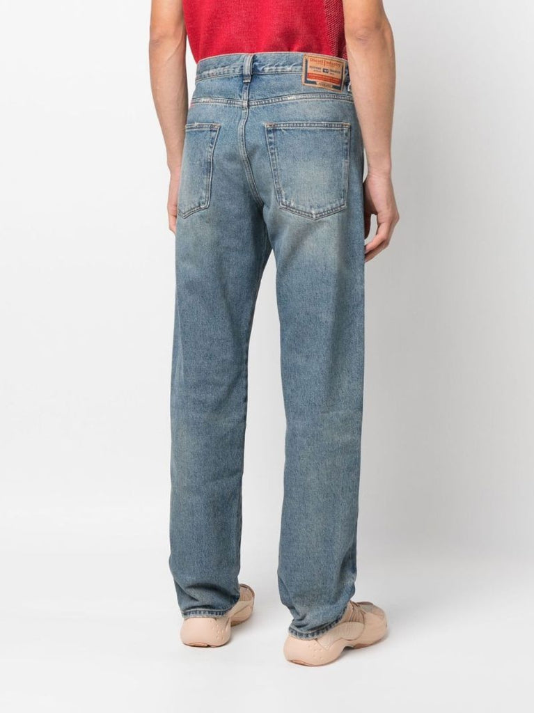 Blue 2010 Straight-leg Jeans