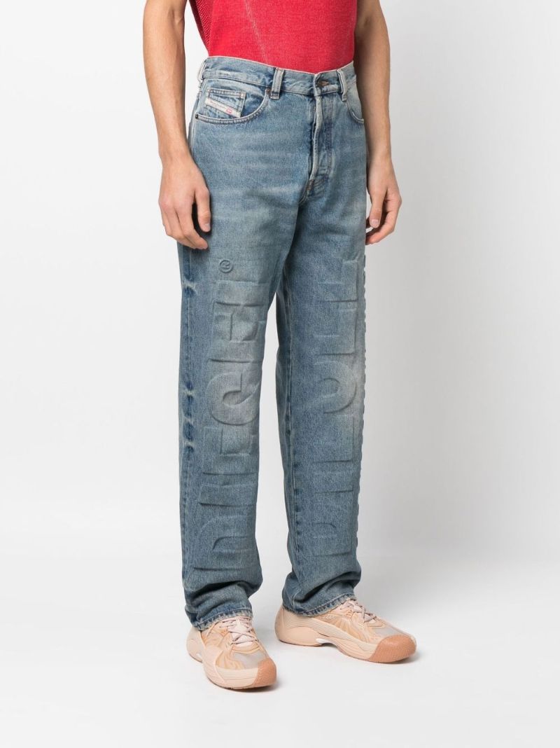 Blue 2010 Straight-leg Jeans