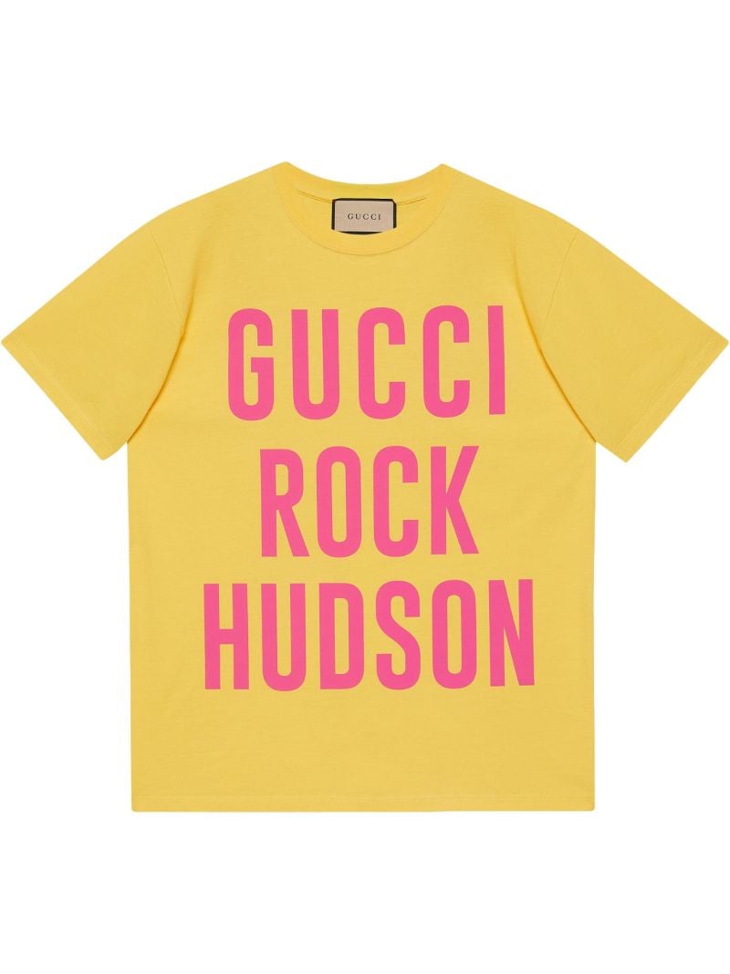 Yellow Rock Hudson Cotton T-shirt