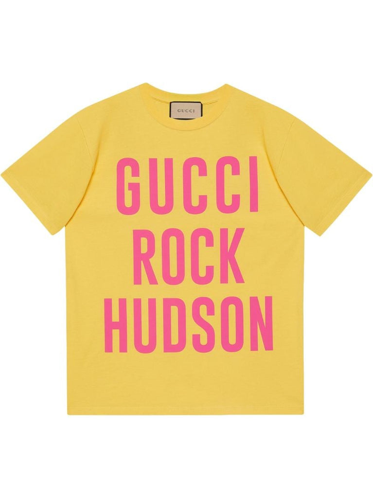 Yellow Rock Hudson Cotton T-shirt