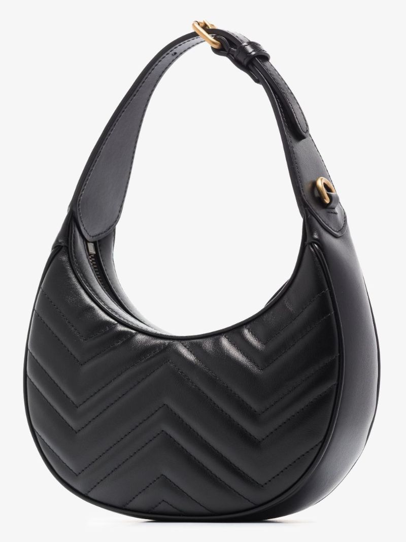 Black Gg Marmont Leather Mini Bag