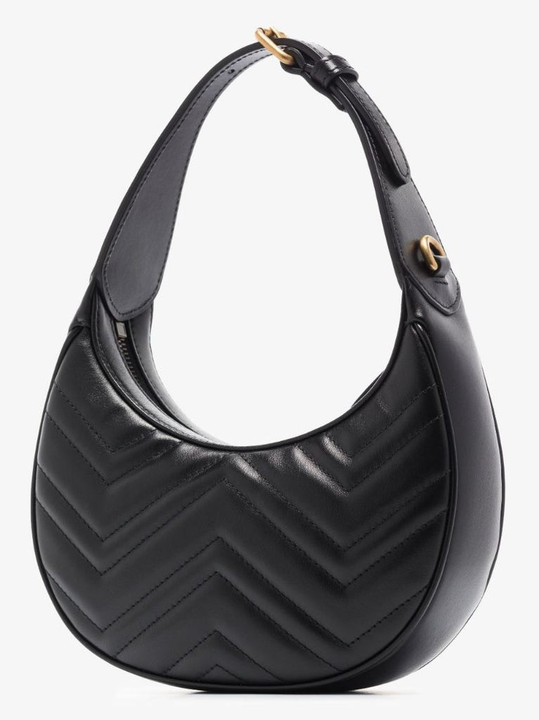Black Gg Marmont Leather Mini Bag