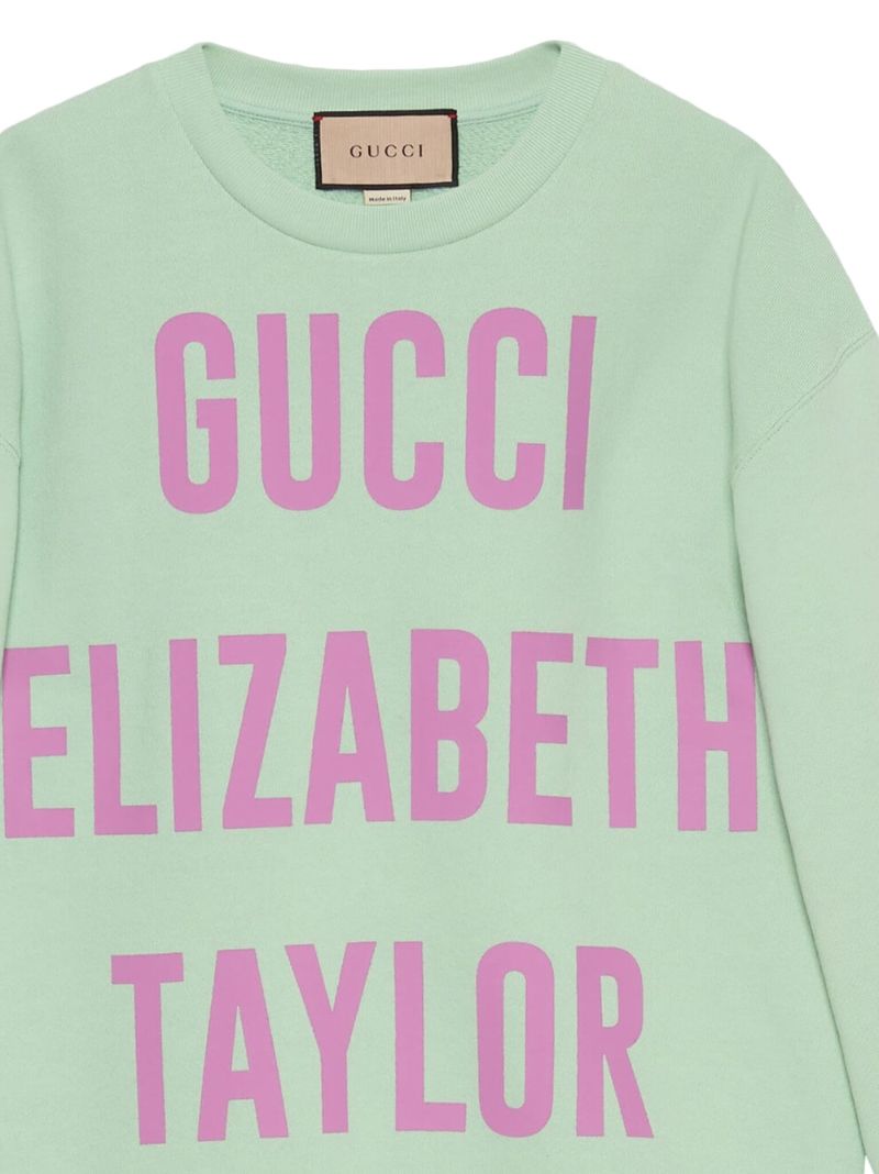 Green Elizabeth Taylor Cotton Sweatshirt