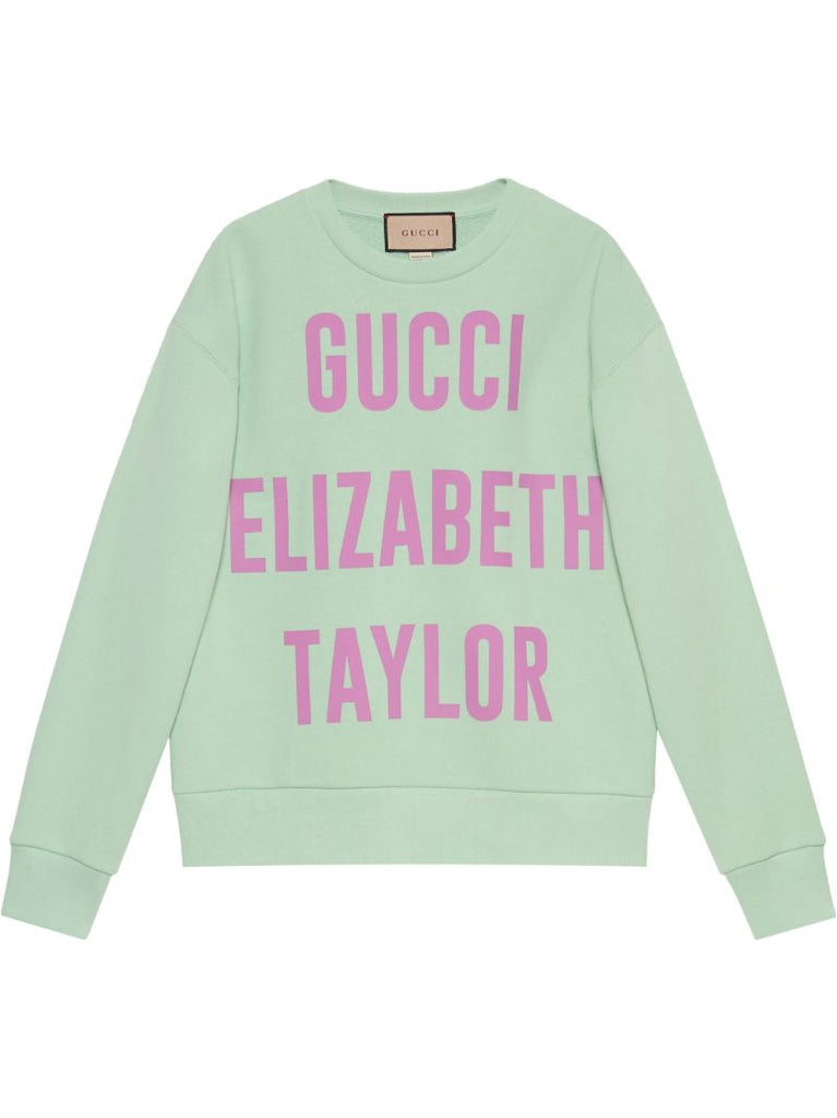 Green Elizabeth Taylor Cotton Sweatshirt