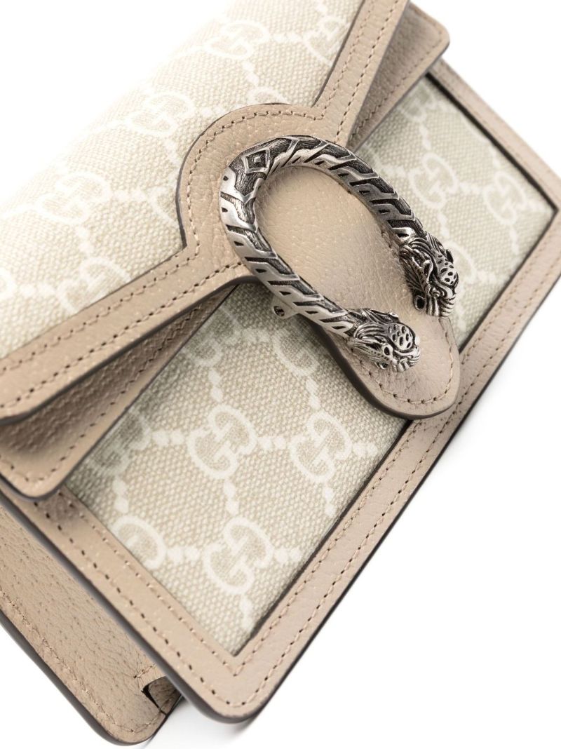 Neutral Dionysus Super Mini Gg Supreme Cross Body Bag