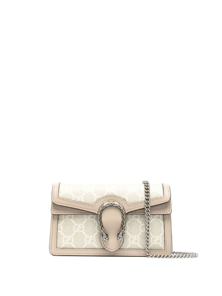 Neutral Dionysus Super Mini Gg Supreme Cross Body Bag