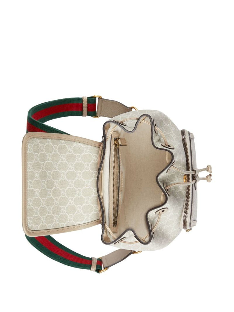 Neutral Gg Supreme Canvas Backpack