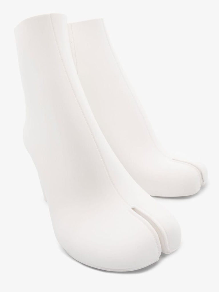 White Tabi 95 Split-toe Rubber Boots