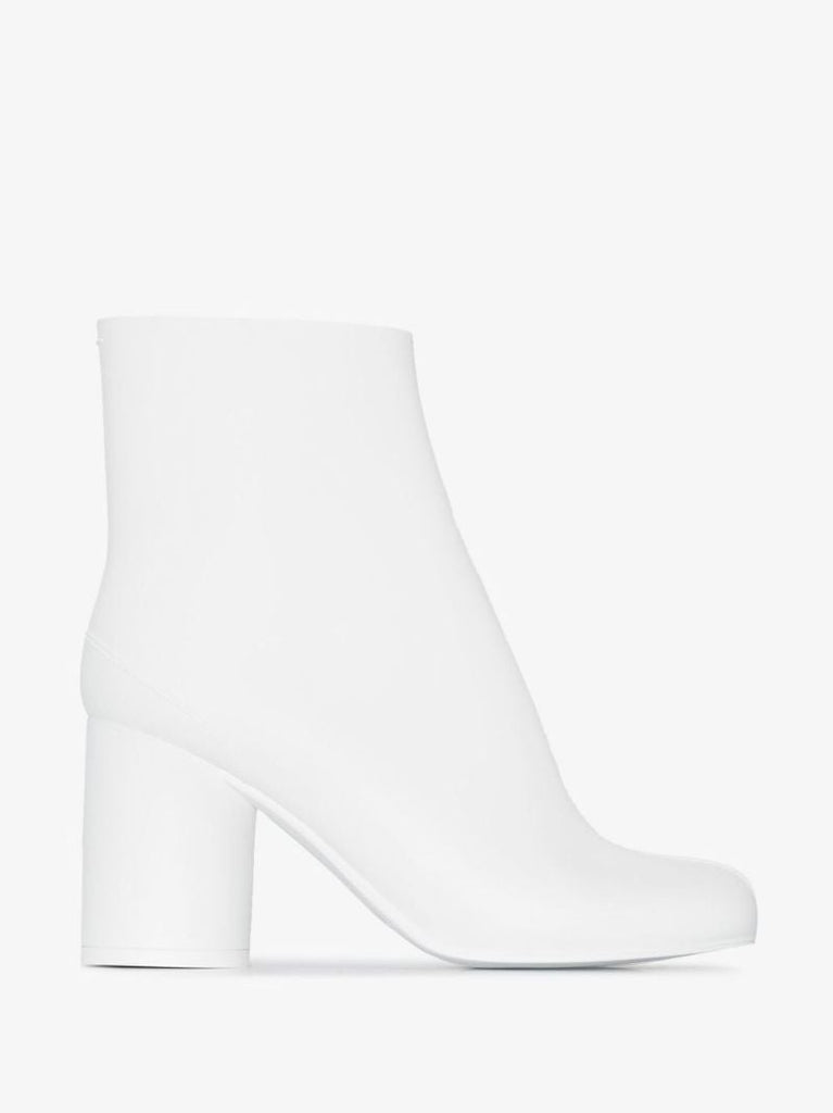 White Tabi 95 Split-toe Rubber Boots