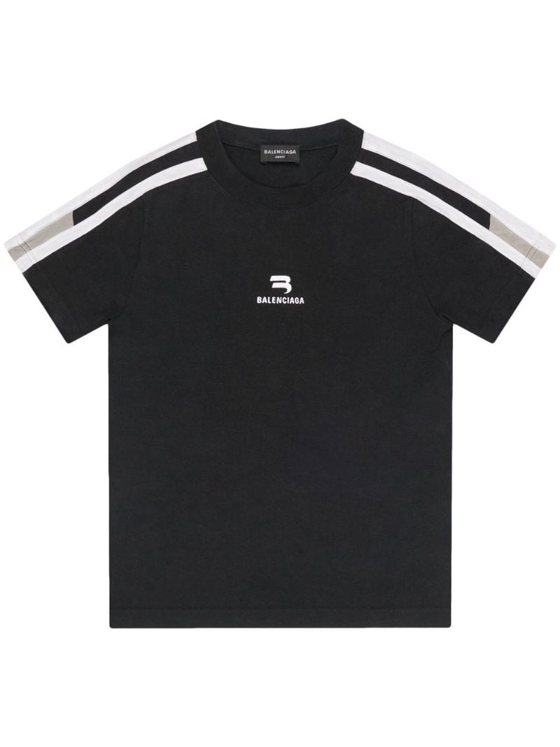 Black Shrunk Cotton T-shirt