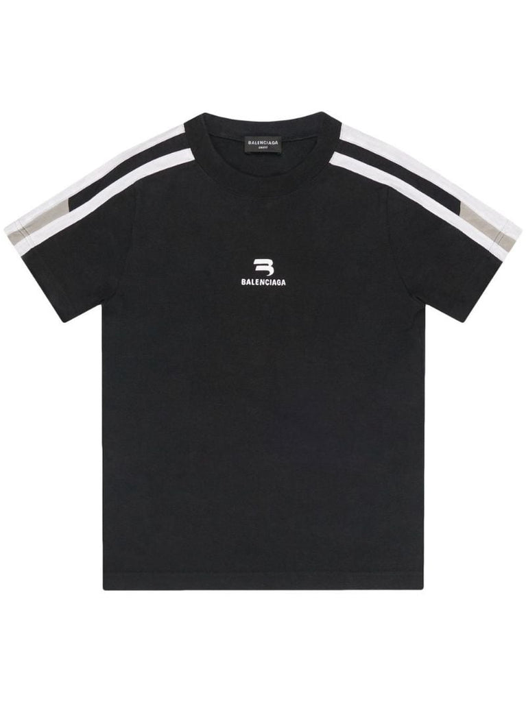 Black Shrunk Cotton T-shirt