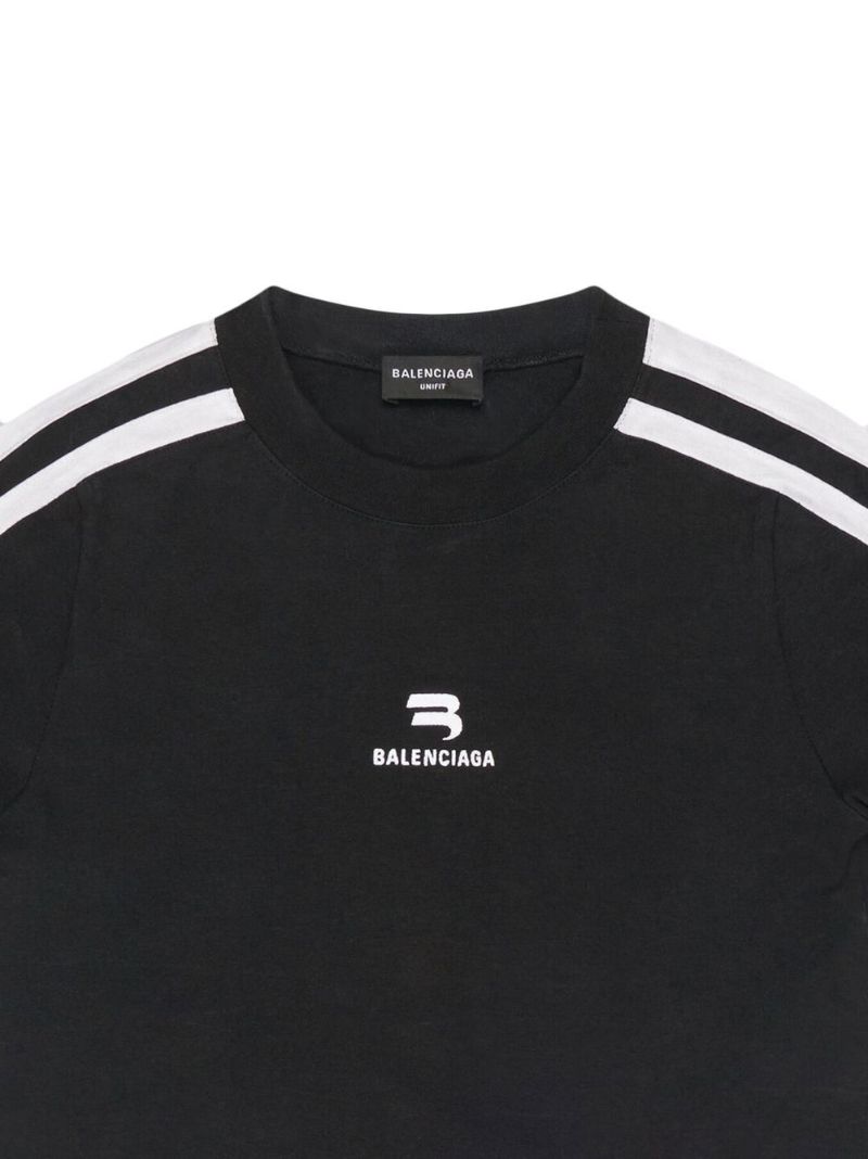 Black Shrunk Cotton T-shirt