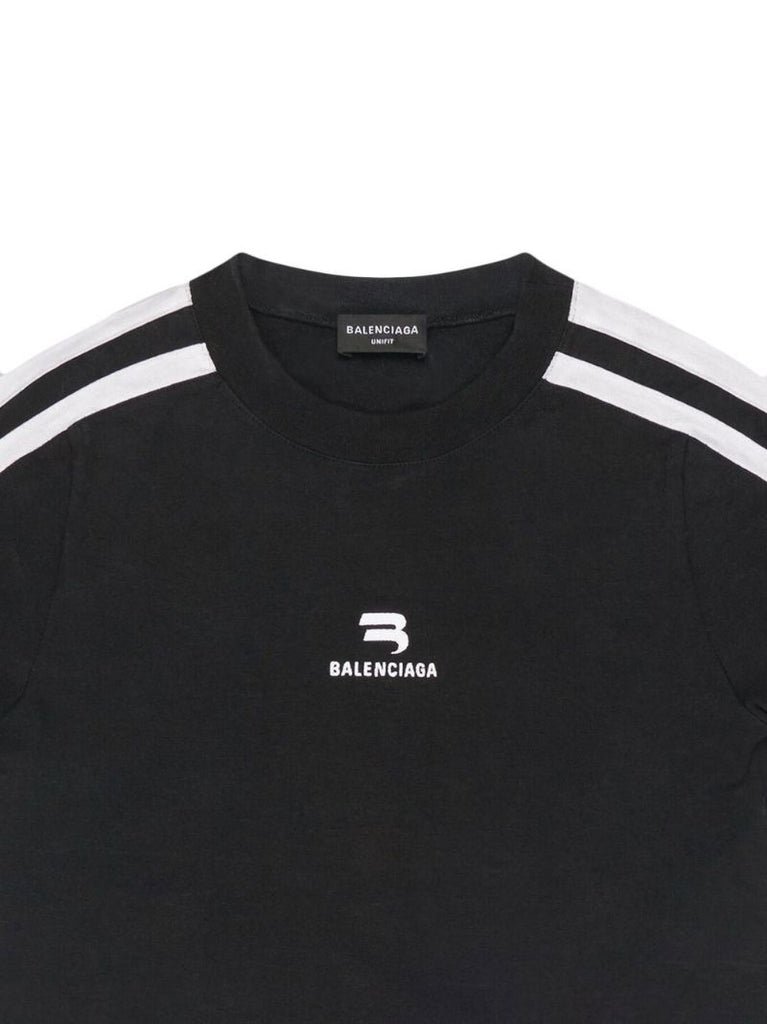 Black Shrunk Cotton T-shirt