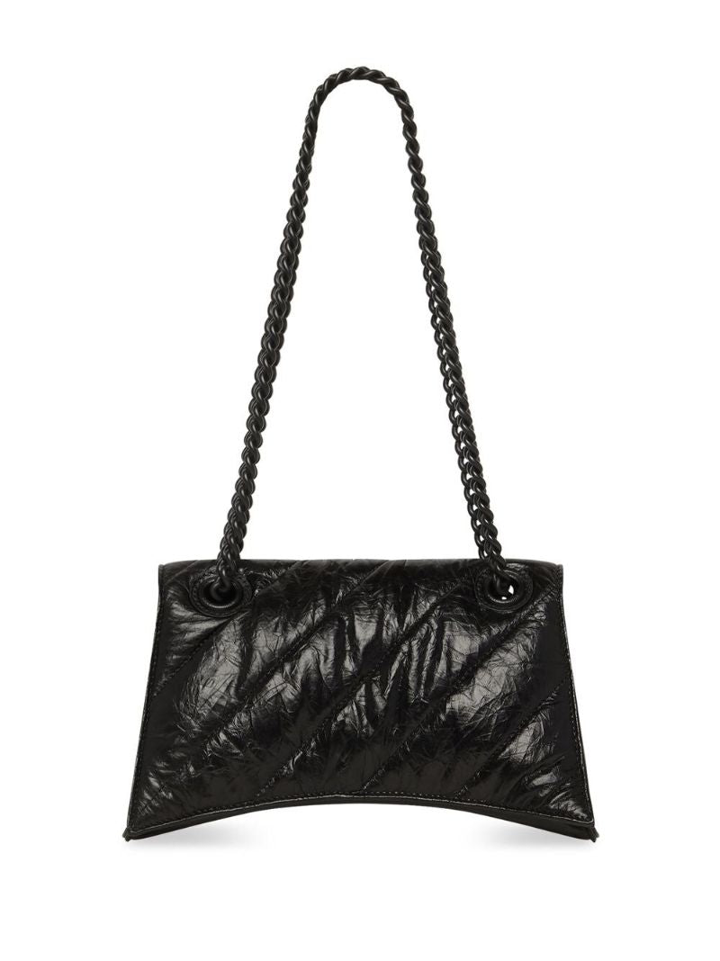 Black Crush Small Leather Shoulder Bag