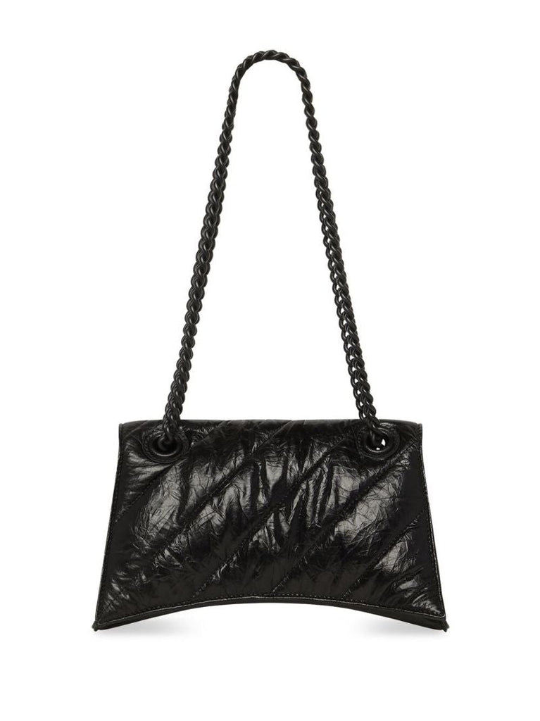 Black Crush Small Leather Shoulder Bag