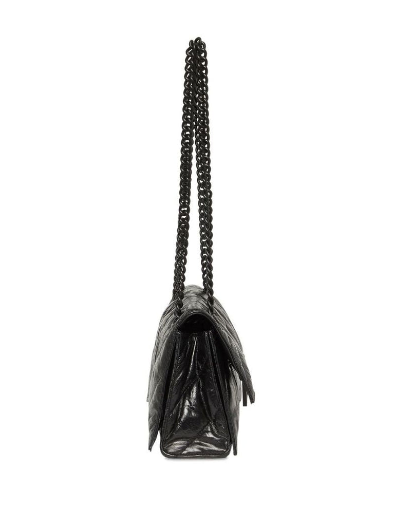 Black Crush Small Leather Shoulder Bag