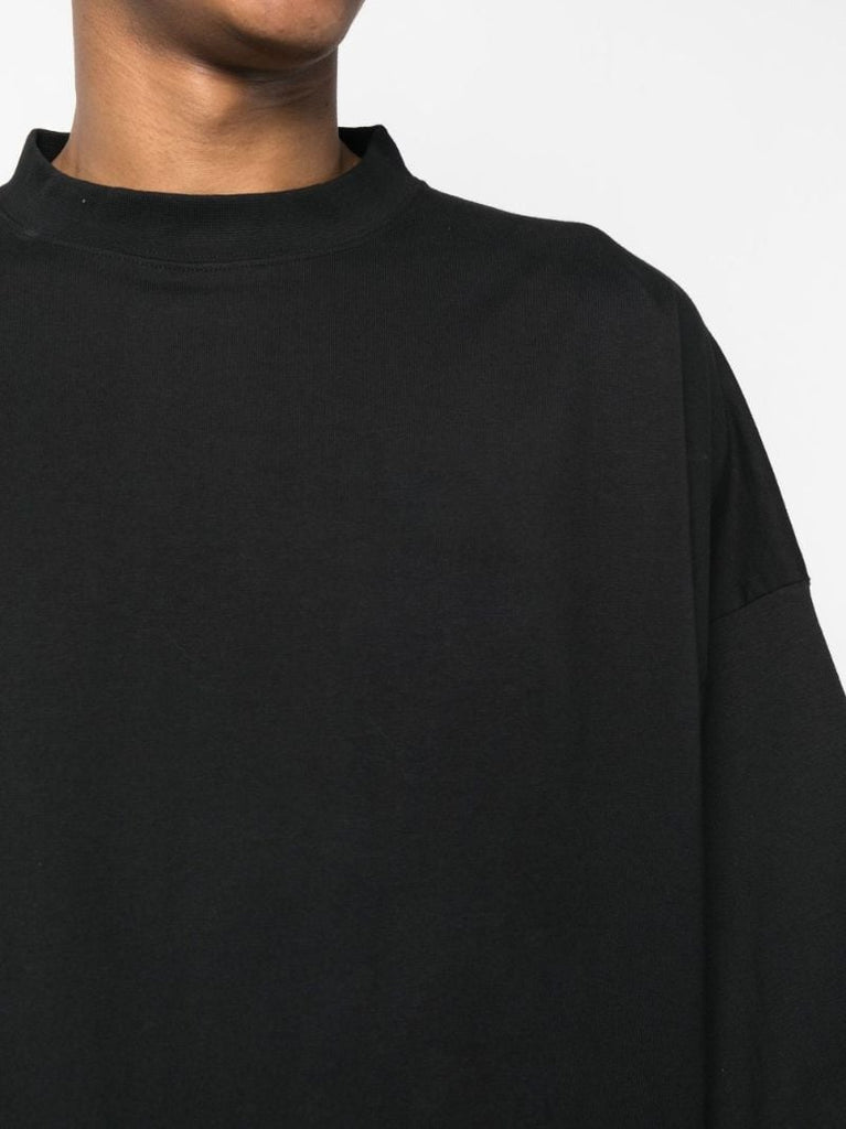 Black Size Sticker Oversized T-shirt