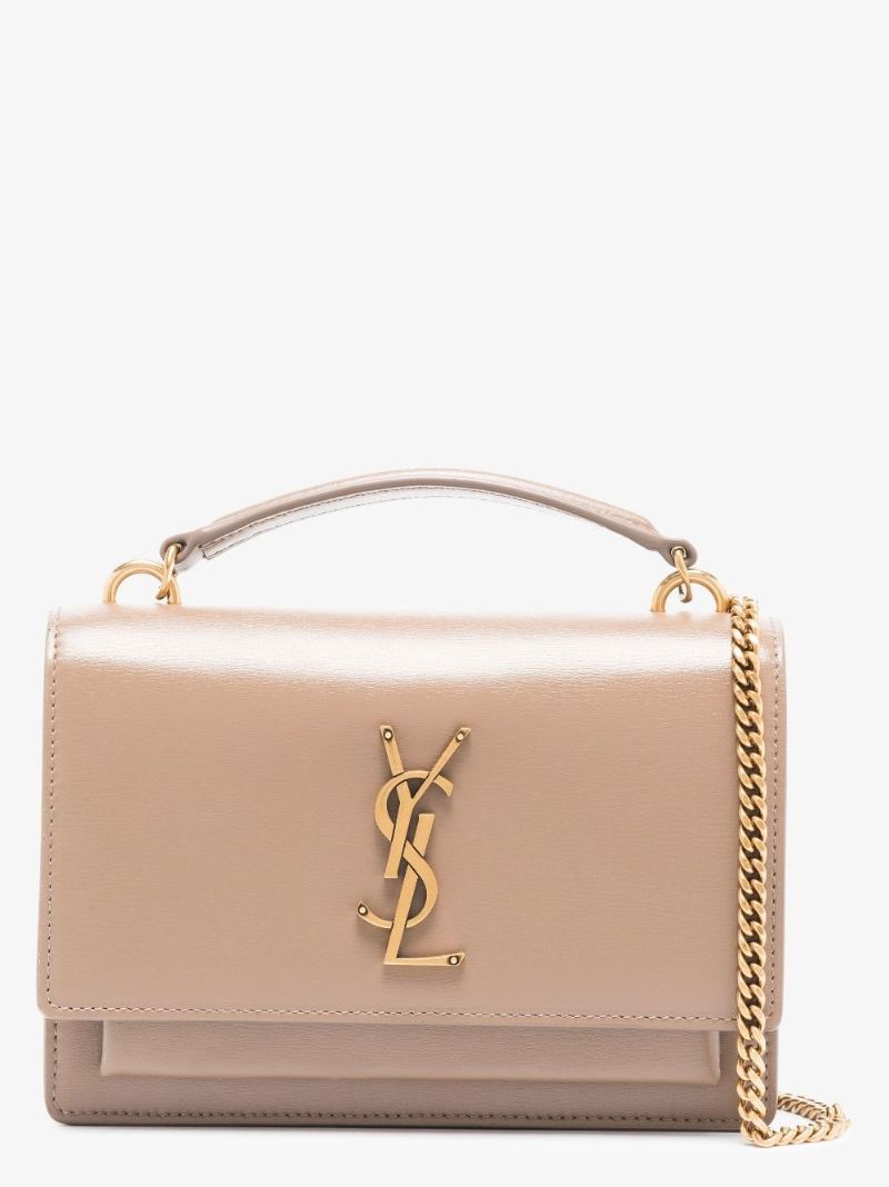 Neutral Sunset Mini Leather Shoulder Bag