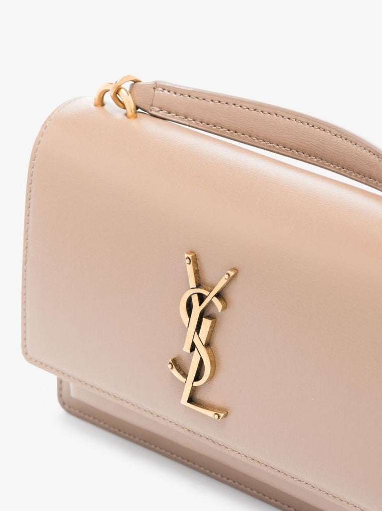 Neutral Sunset Mini Leather Shoulder Bag