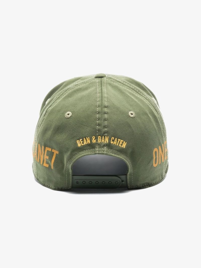 Black One Planet Logo Baseball Cap
