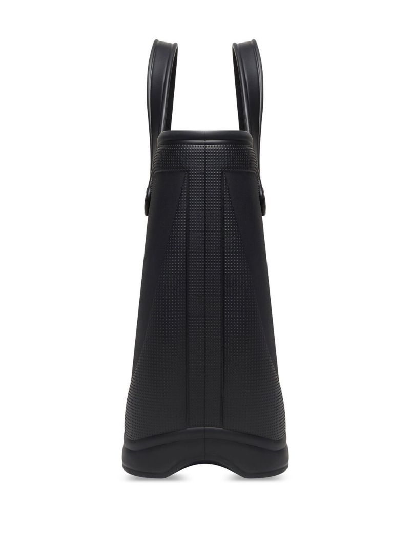 X Crocs Black Large Tote Bag