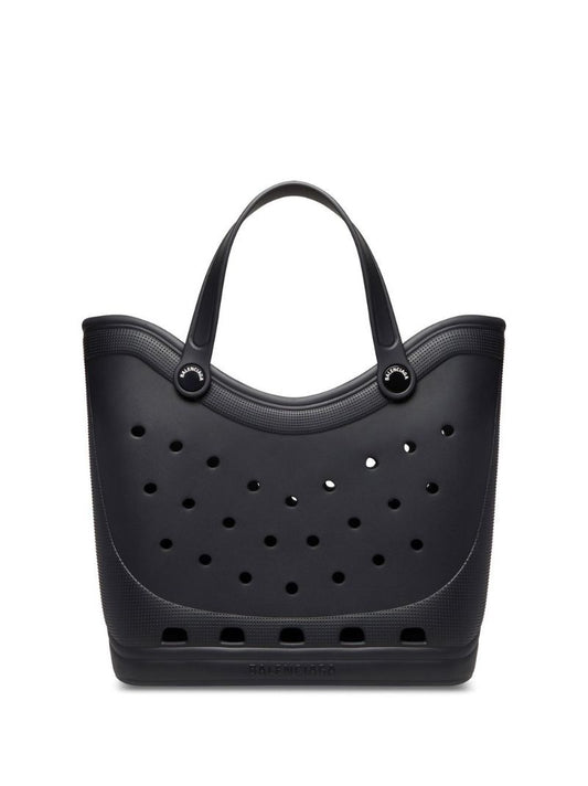 X Crocs Black Large Tote Bag