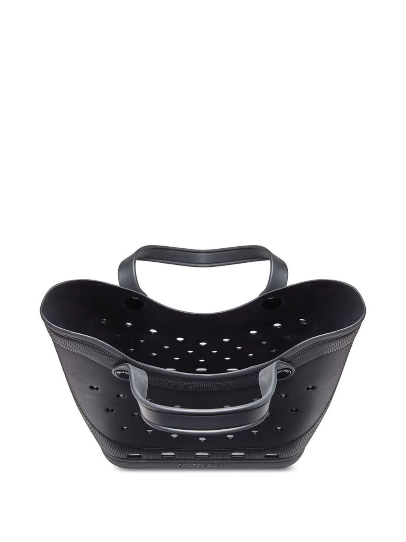 X Crocs Black Large Tote Bag