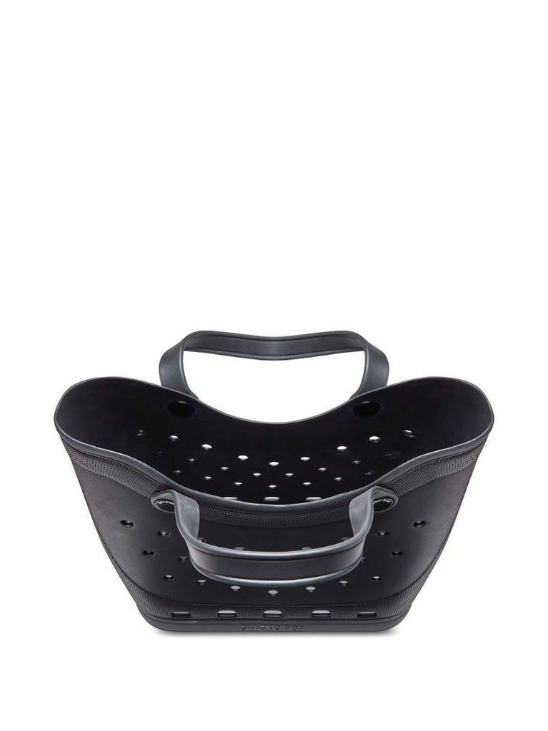 X Crocs Black Large Tote Bag