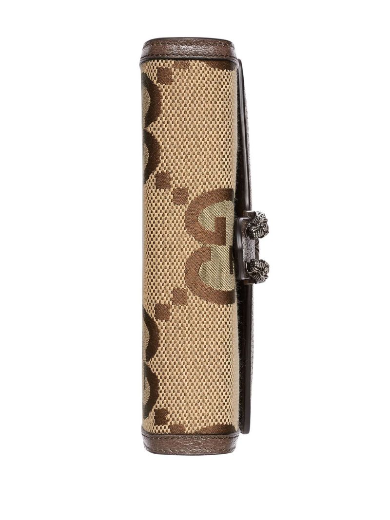 Neutral Dionysus Mini Leather Chain Wallet