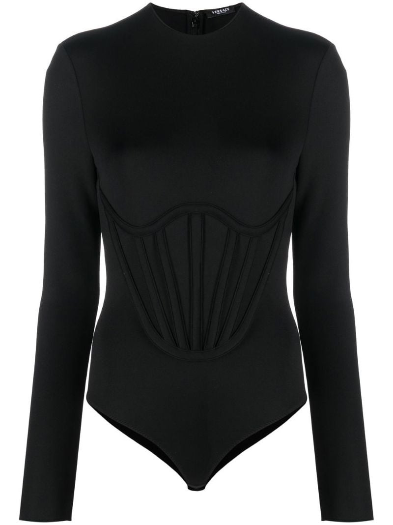 Black Corset Bodysuit