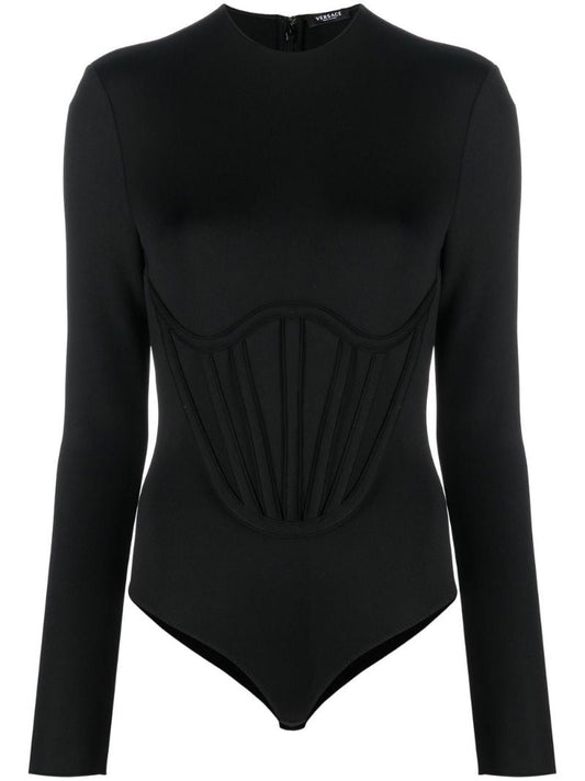 Black Corset Bodysuit