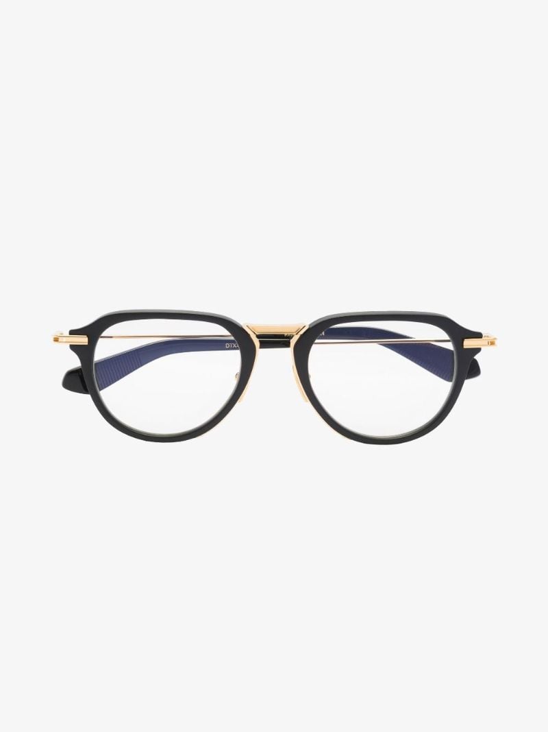 Black Altrist Round Optical Glasses