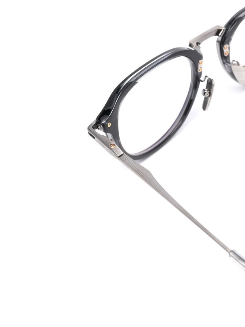 Black Altrist Round Optical Glasses