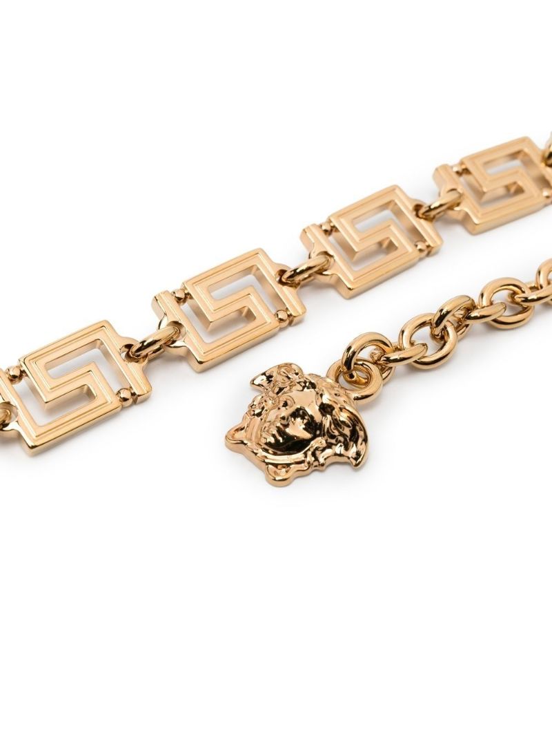Gold-tone Greca Chain Belt