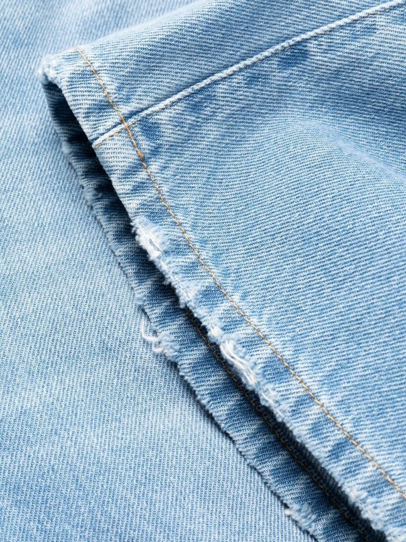 Blue Medusa Wide-leg Jeans