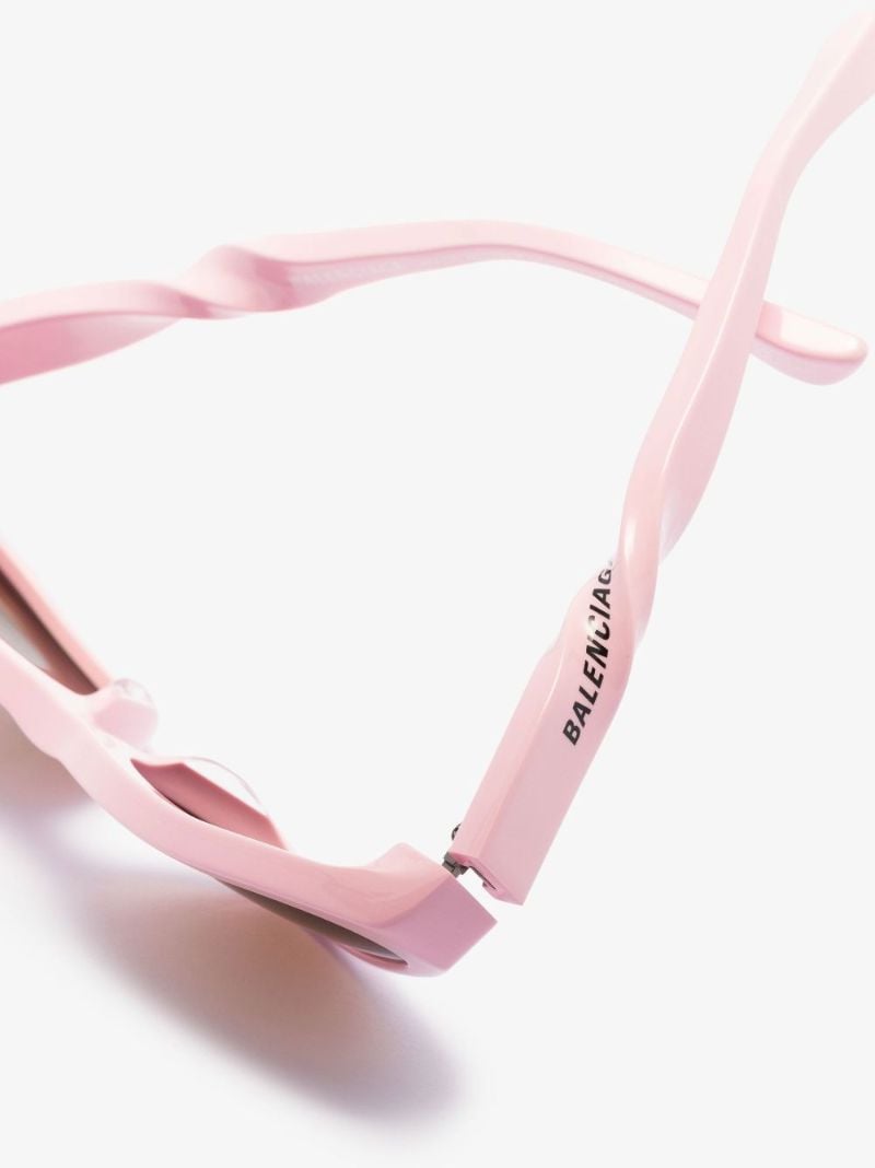 Pink Twist Cat Eye Sunglasses
