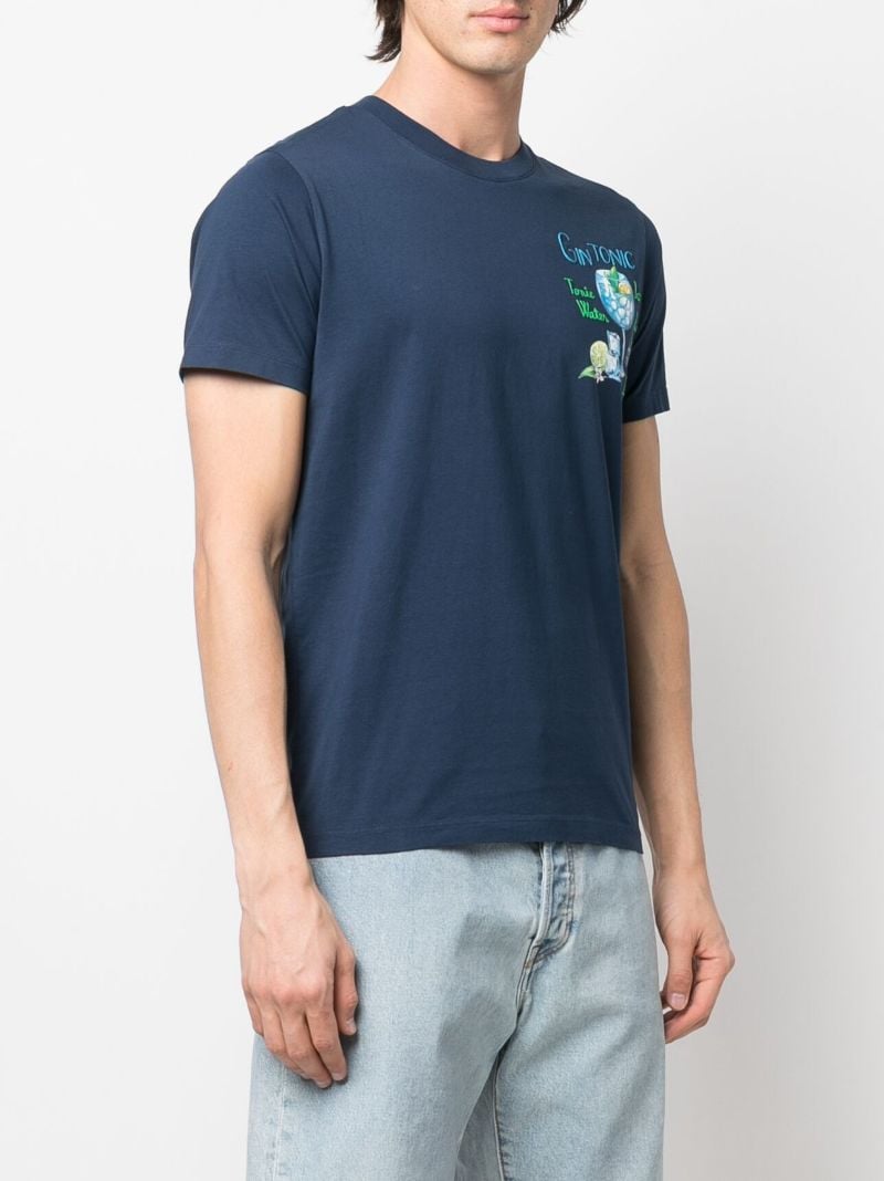 Blue Gin Tonic Cotton T-shirt