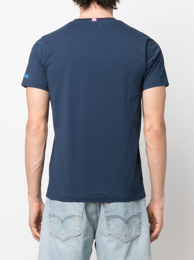 Blue Gin Tonic Cotton T-shirt