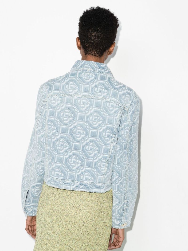 Monogram Jacquard Denim Jacket
