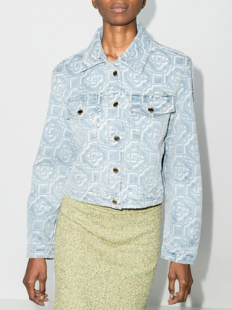 Monogram Jacquard Denim Jacket