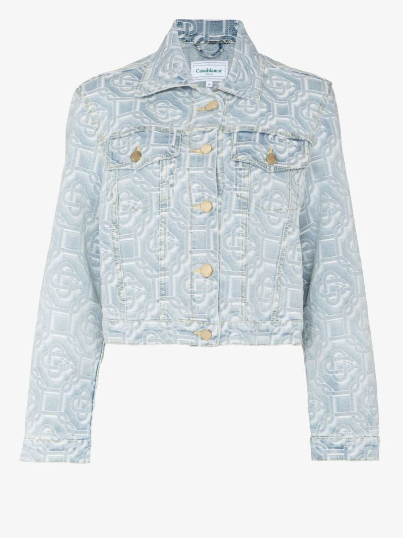Monogram Jacquard Denim Jacket