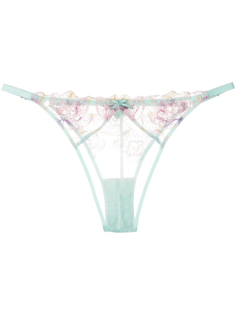 Green Pixie Embroidered Briefs
