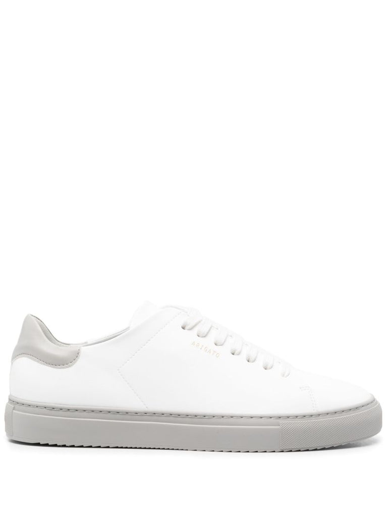 White Clean 90 Low Top Leather Sneakers