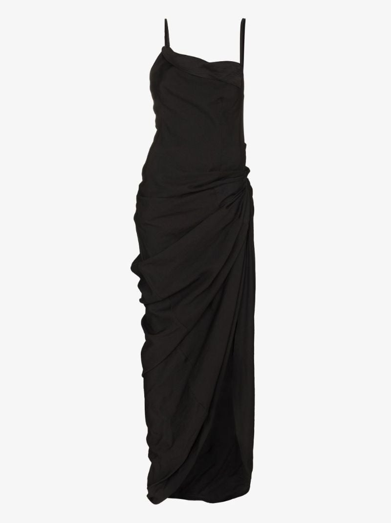 La Robe Saudade Ruched Maxi Dress