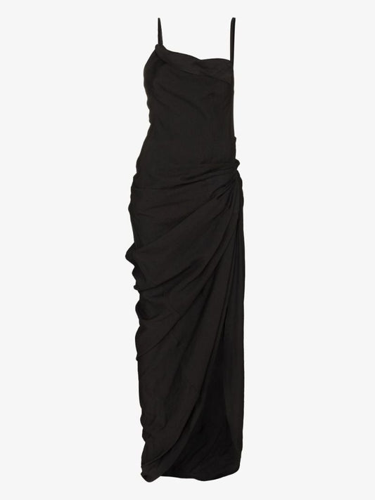 La Robe Saudade Ruched Maxi Dress